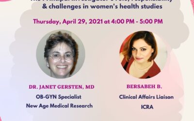 Le rôle de la chercheuse principale dans les essais cliniques sur la santé des femmes, webinaire gratuit avec le Dr Janet Gerstnen